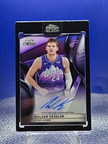 Topps chrome black - black, 2025-26