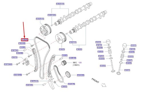 Catena distribuzione motore