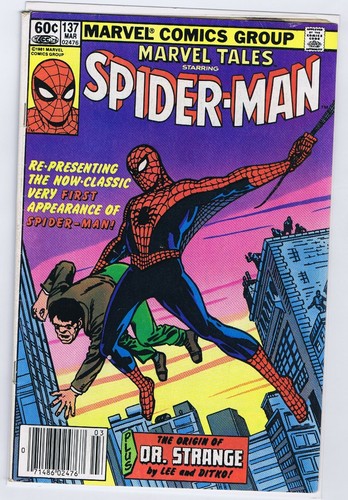 Marvel tales 137 ristampe - 5.0,