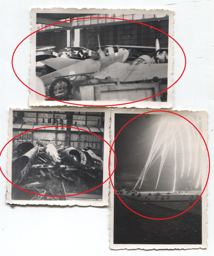 Ww2 foto 3x aeroporto - 3x,